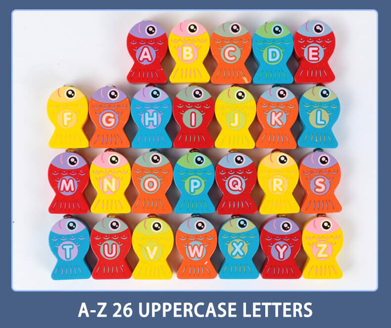 DreamBabies™ | Montessori Wooden Magnetic Fishing Toy