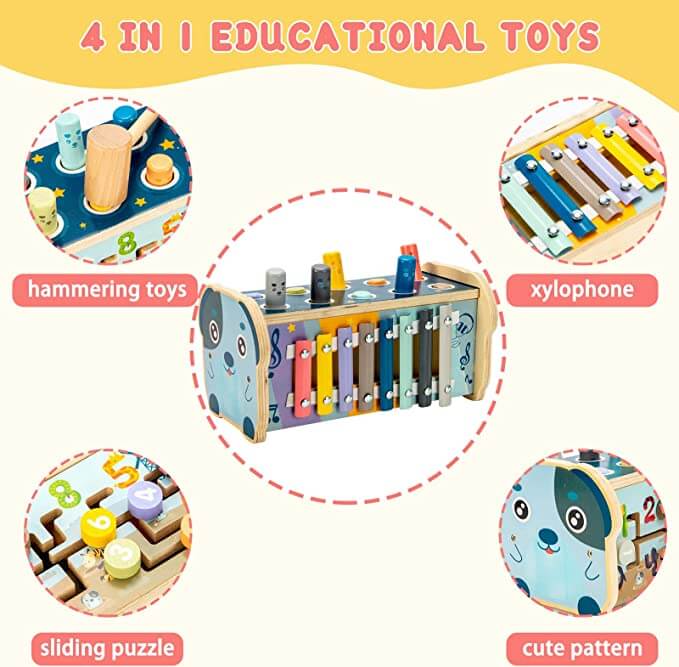 DreamBabies™ | 3 in 1 Montessori Wooden Educational Toy