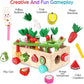 DreamBabies™ | Montessori Carrot Farm Wooden Toy