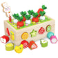 DreamBabies™ | Montessori Carrot Farm Wooden Toy