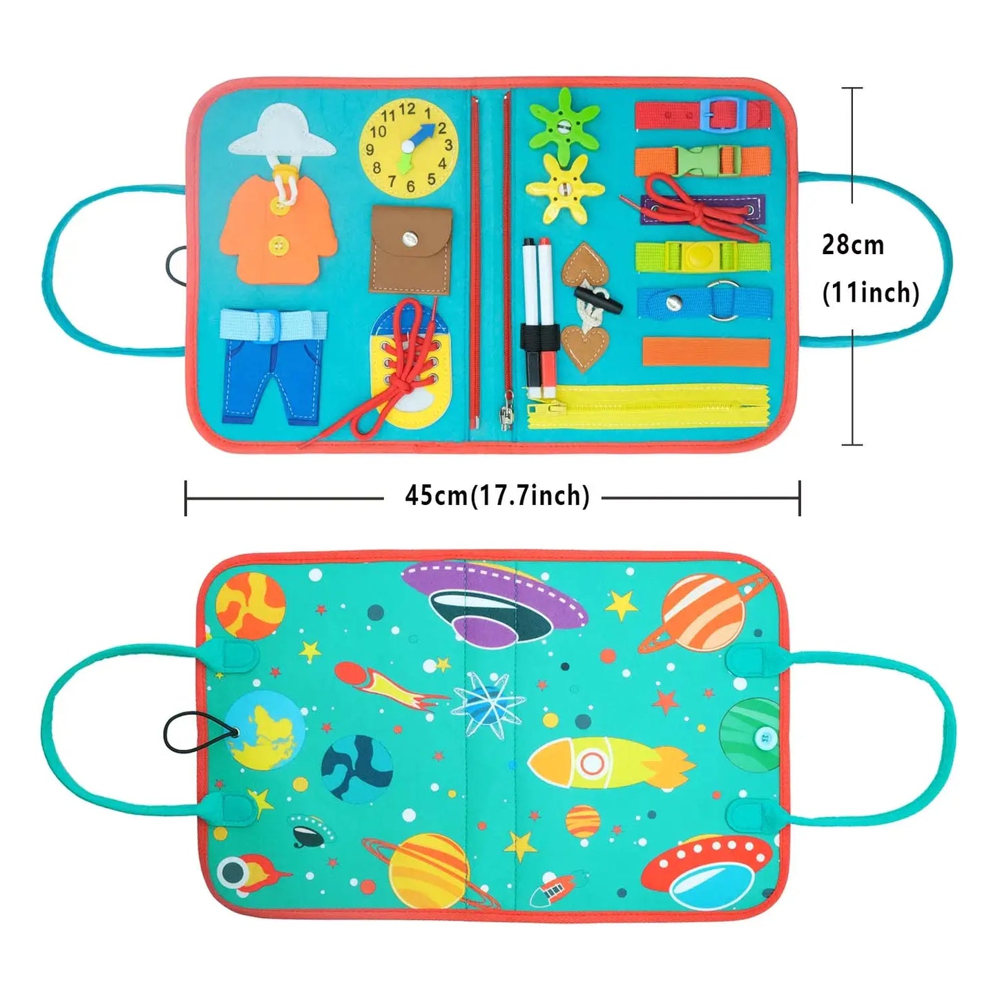DreamBabies™ | 7 in 1 Montessori Busy Board for Toddlers